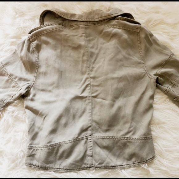 Pam & Gela Twill Patch Moto Jacket Medium - Picture 3 of 3